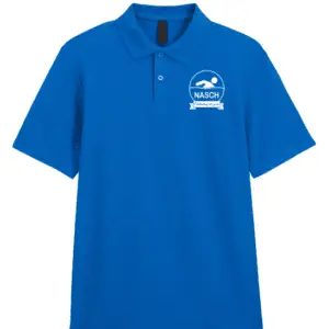 NASCH 60th Anniversary Polo Shirt - Royal Blue