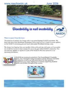NASCH Newsletter June 2026 front page.